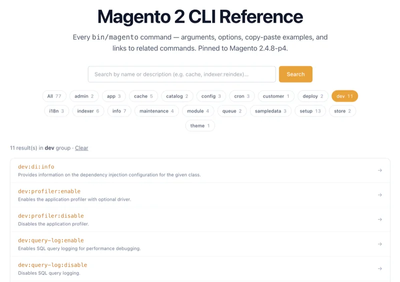 Magento 2 CLI Reference thumbnail