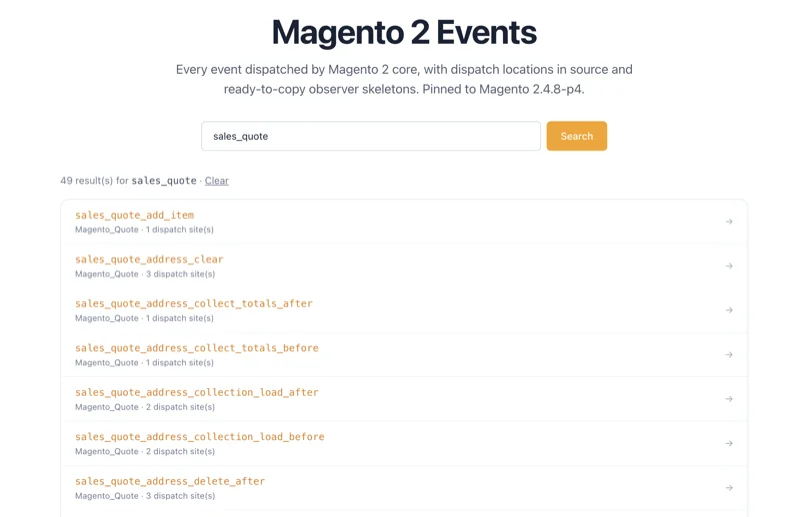 Magento 2 Event Catalog thumbnail