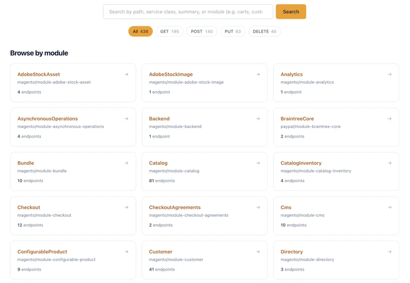 Magento 2 REST API Explorer thumbnail